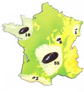 Rivières en France où est présente la mulette (Noël Gouilloux, Catiche production)