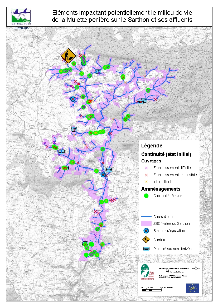 Rivière L'Airou, La Rouvre, Le Sarthon, L'Elez, La Bonne Chère, Le Loc'h